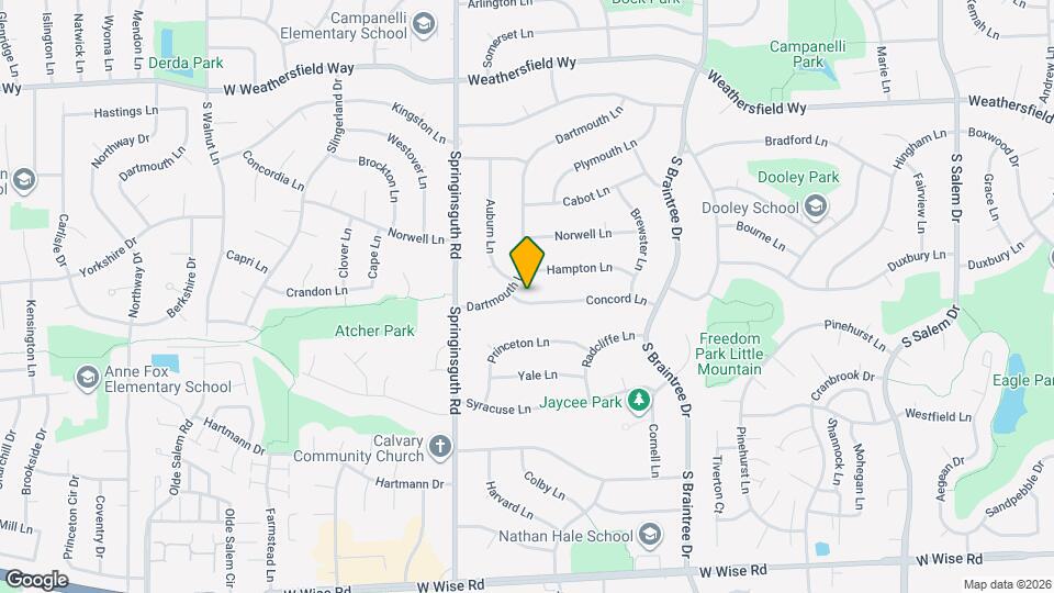 1432 Concord Ln Map and Location Details