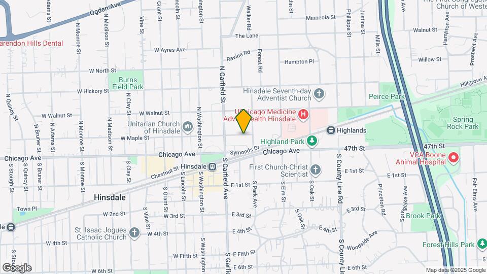 134 E Maple St, Unit #2 Map and Location Details