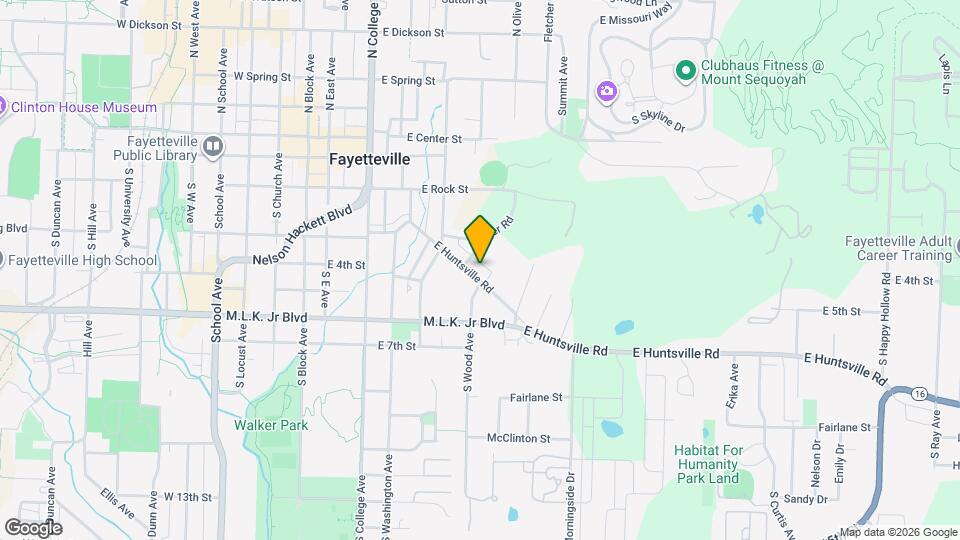 416 E Huntsville Rd Map and Location Details