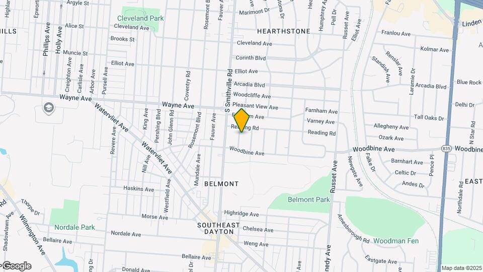 2116 Moreland Ave Mapa y Detalles de la Ubicación