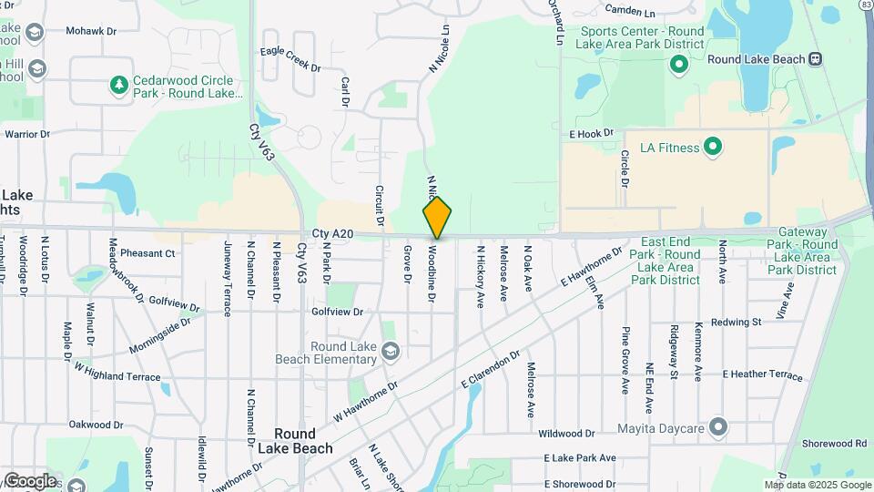 1627 Woodbine Dr Map and Location Details