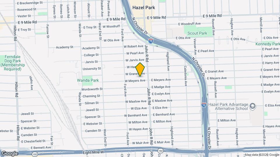 60 W Meyers Ave Map and Location Details