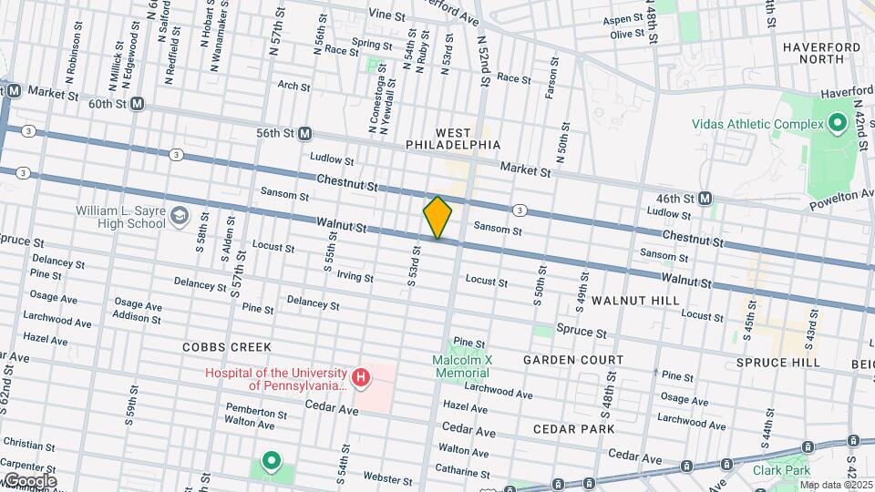 5232 Walnut St Map and Location Details