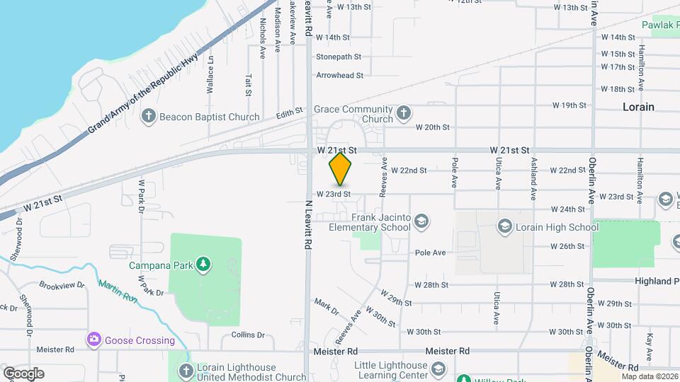 2206 W 23rd St Mapa y Detalles de la Ubicación