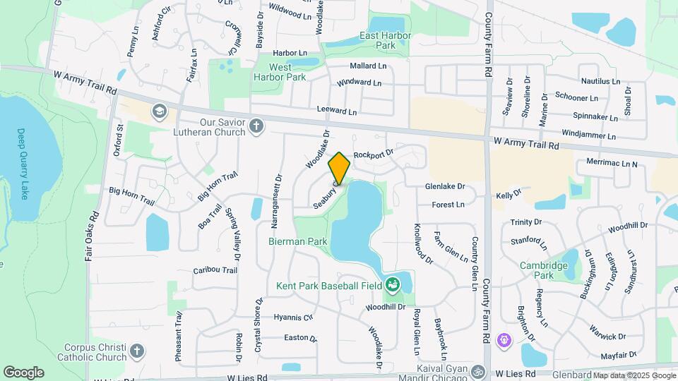 1301 Seabury Cir Map and Location Details