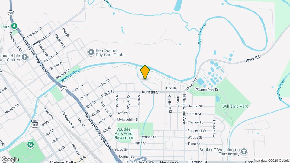 1620 Andrews Dr Map and Location Details