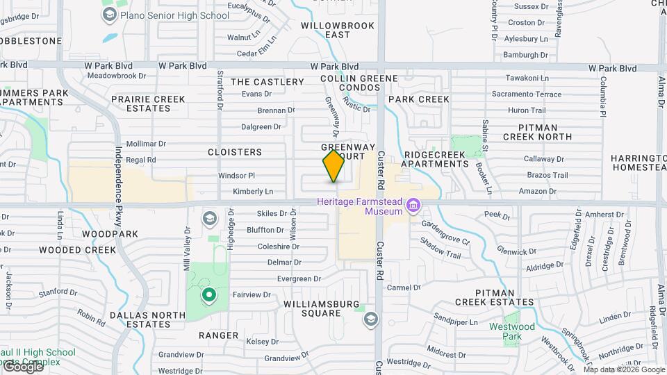 2301 Claridge Cir Map and Location Details