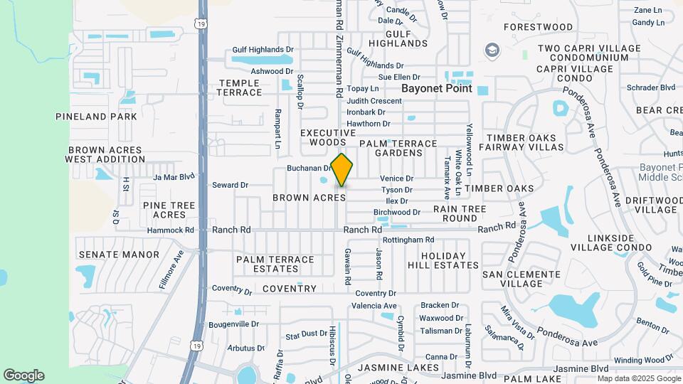 11115 Areca Dr Map and Location Details