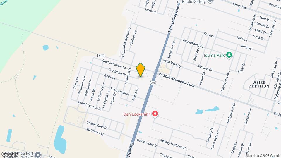 5810 Cordillera Dr, Unit A Map and Location Details