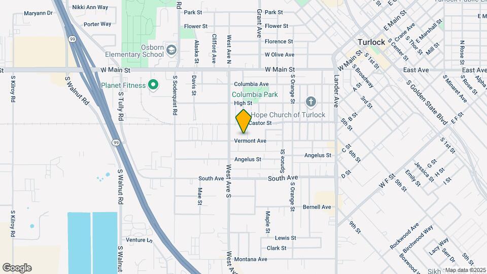 693 Vermont Ave Map and Location Details