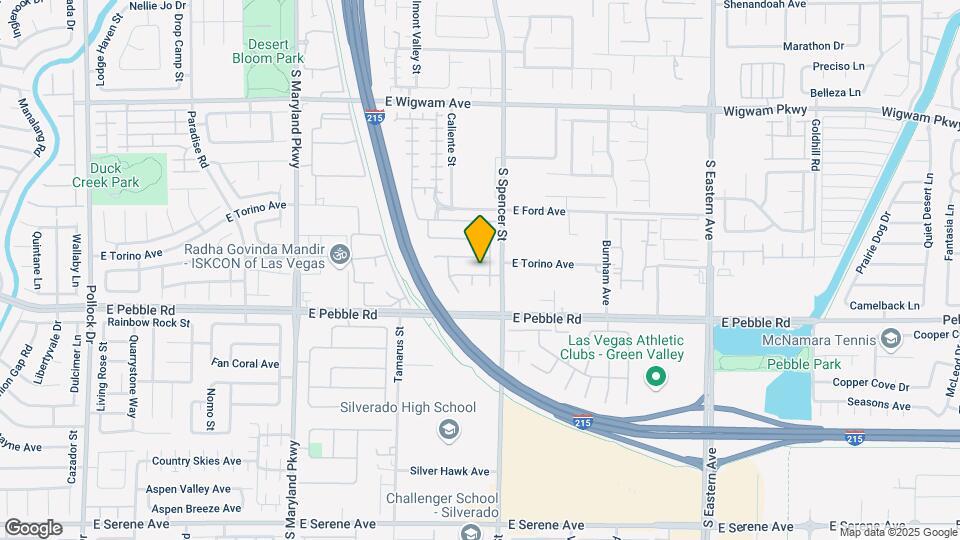 1748 Crow Creek Ave Map and Location Details