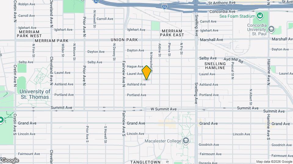 1741 Ashland Ave Map and Location Details