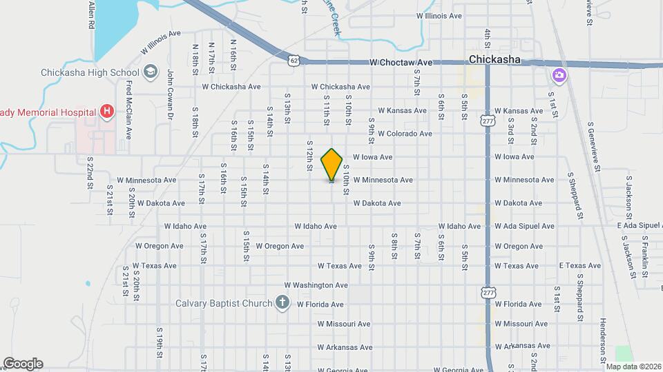 1101 W Minnesota Ave Map and Location Details
