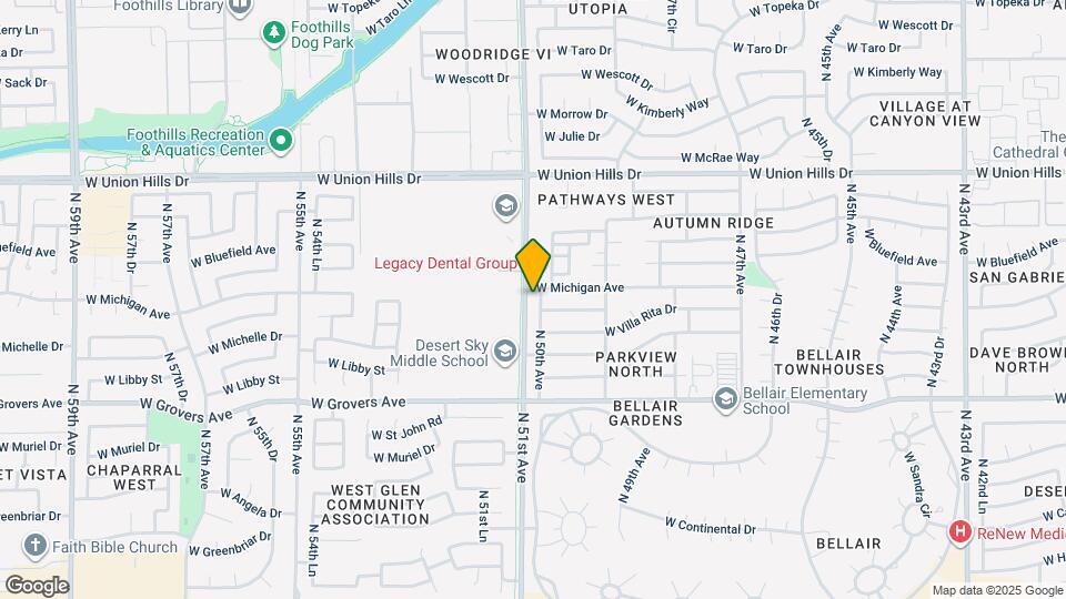 18048 N 50th Ave Mapa y Detalles de la Ubicación