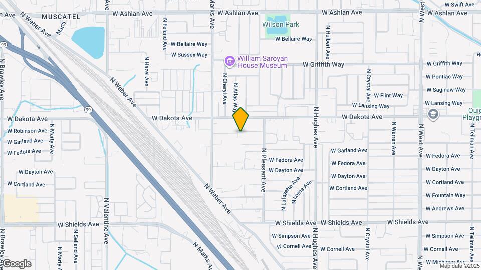 2645 W Robinson Ave Map and Location Details
