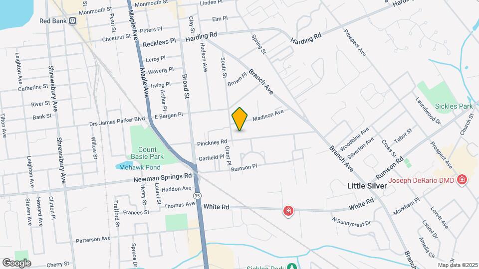 90 Pinckney Rd Map and Location Details