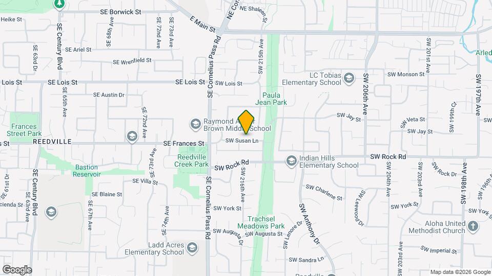 21569 SW Susan Ln Map and Location Details