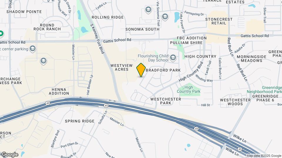 2932 Donnell Dr Map and Location Details