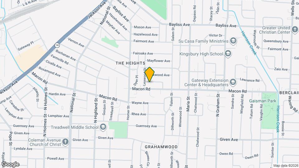 3711 Buchanan Ave Map and Location Details