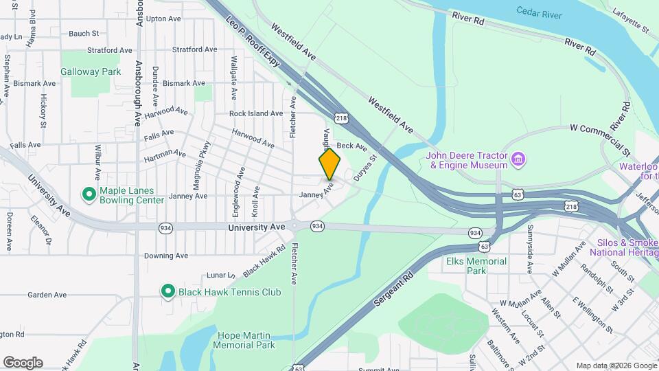 136 Janney Ave Map and Location Details