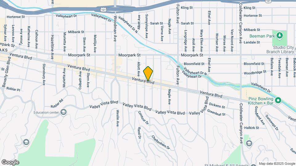 13452 Ventura Blvd Map and Location Details