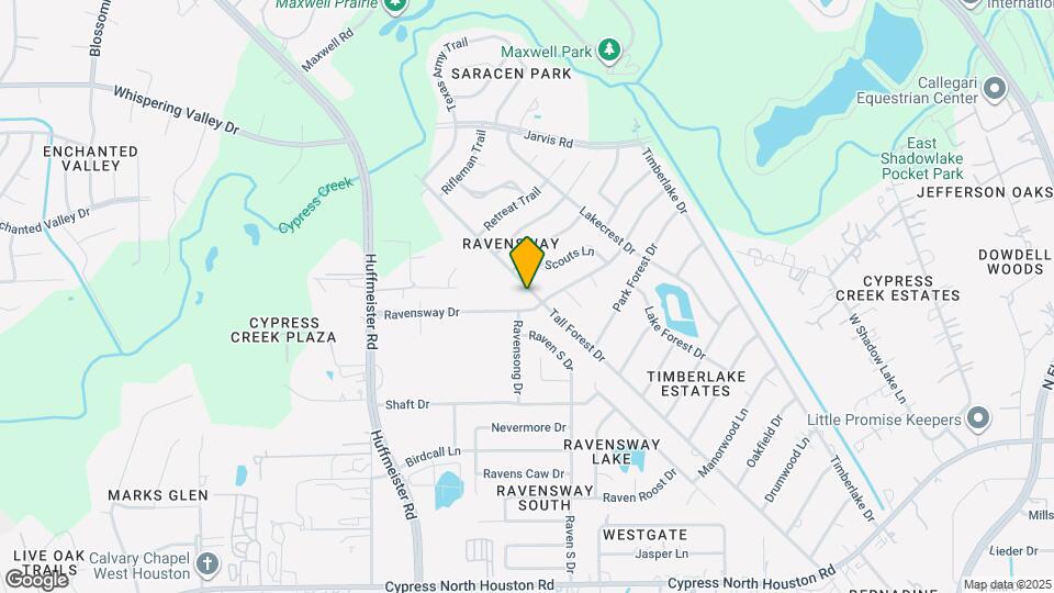 13107 Tall Forest Dr Map and Location Details