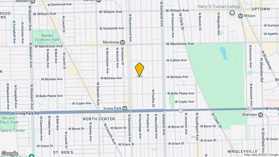 1751 W Berteau Ave Map and Location Details