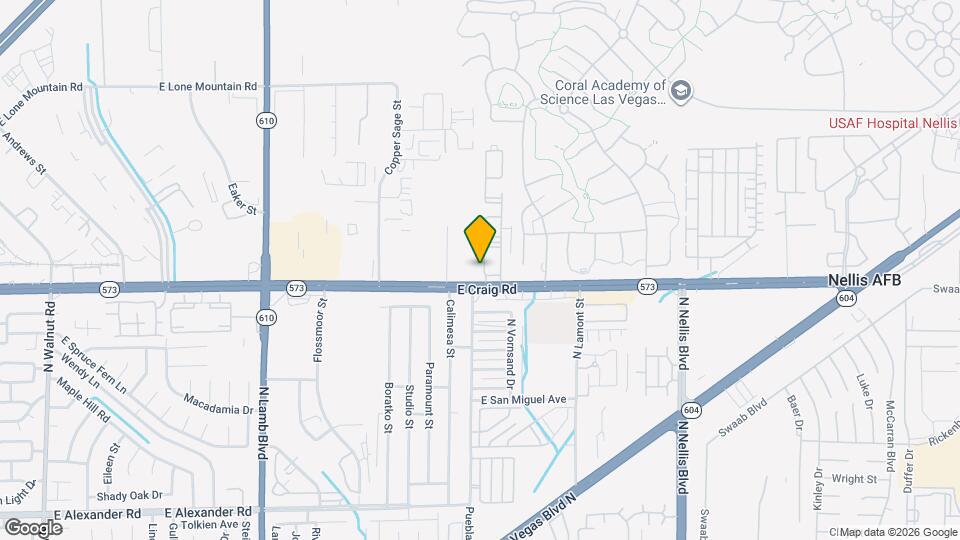 4730 E Craig Rd, Unit 2083 Mapa y Detalles de la Ubicación
