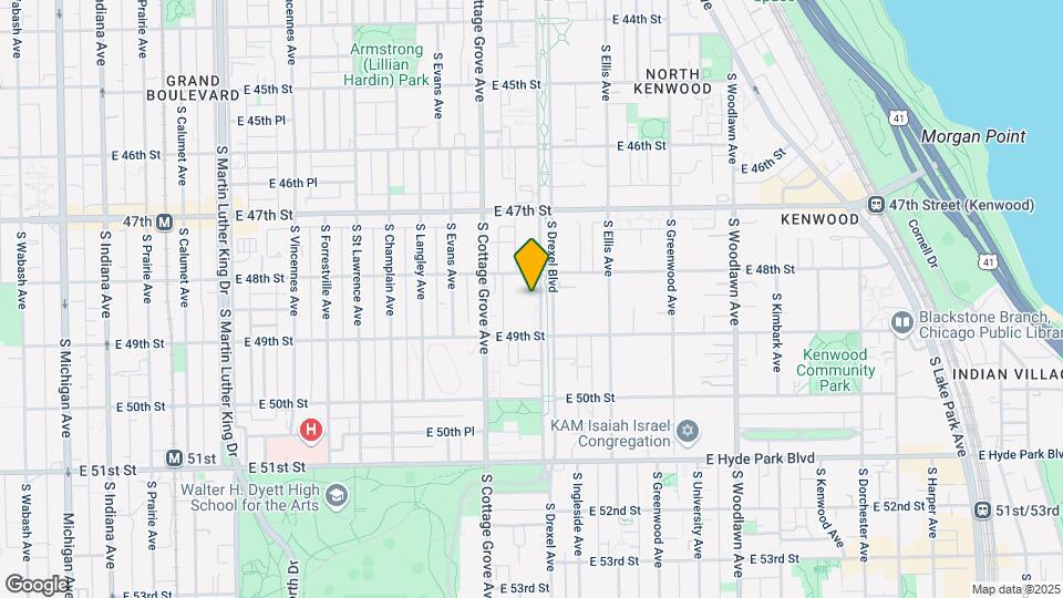 4818 S Drexel Blvd Map and Location Details