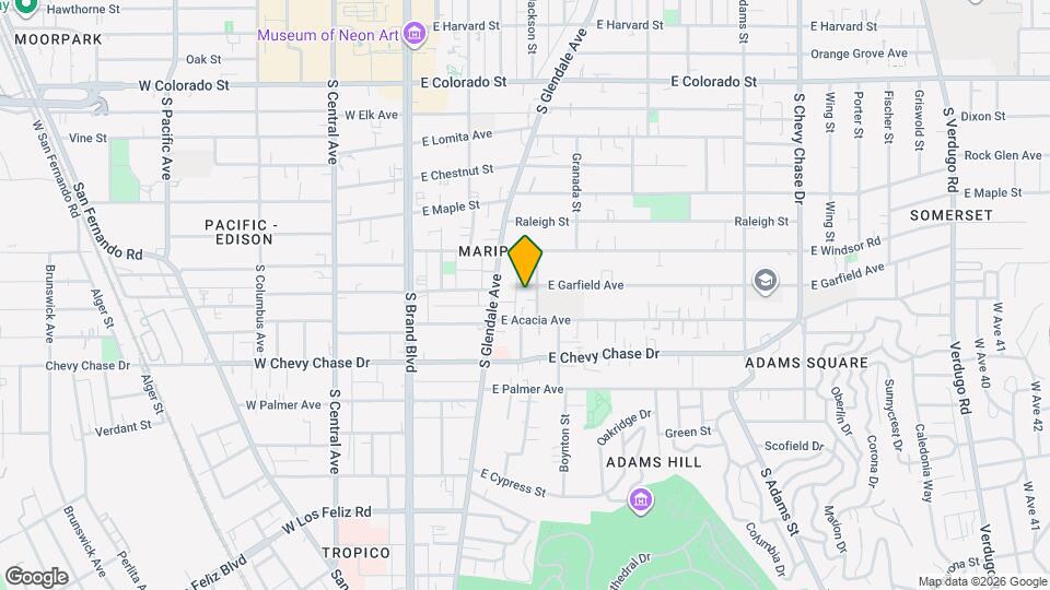 905.5 Mariposa St Map and Location Details