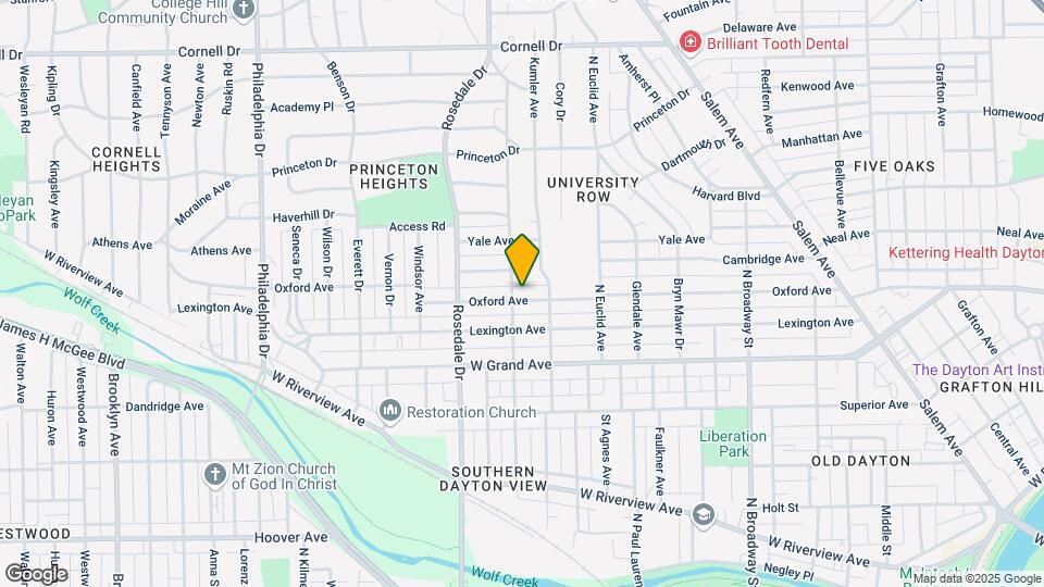 527-529 Oxford Ave Map and Location Details