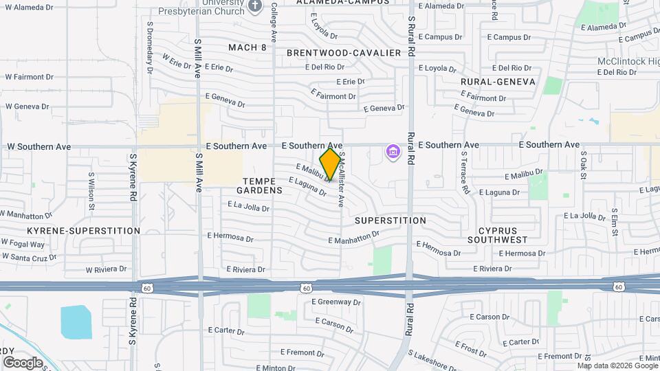 523 E Malibu Dr Map and Location Details