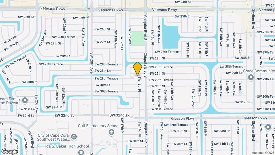 2908 SW 16th Pl Map and Location Details