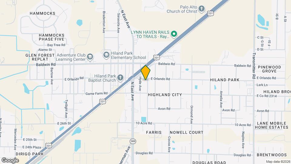 2835 Altha Ave Map and Location Details