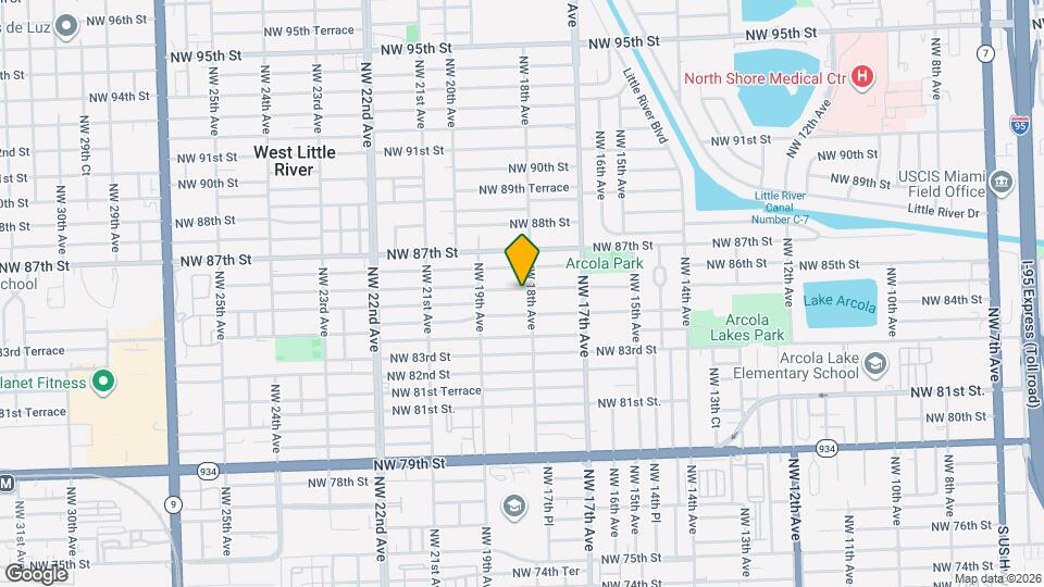 1810 NW 85th St Map and Location Details