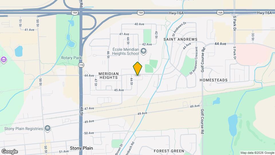 4310 44 Av Map and Location Details