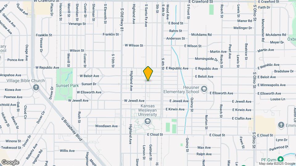 1117 S Santa Fe Ave Mapa y Detalles de la Ubicación