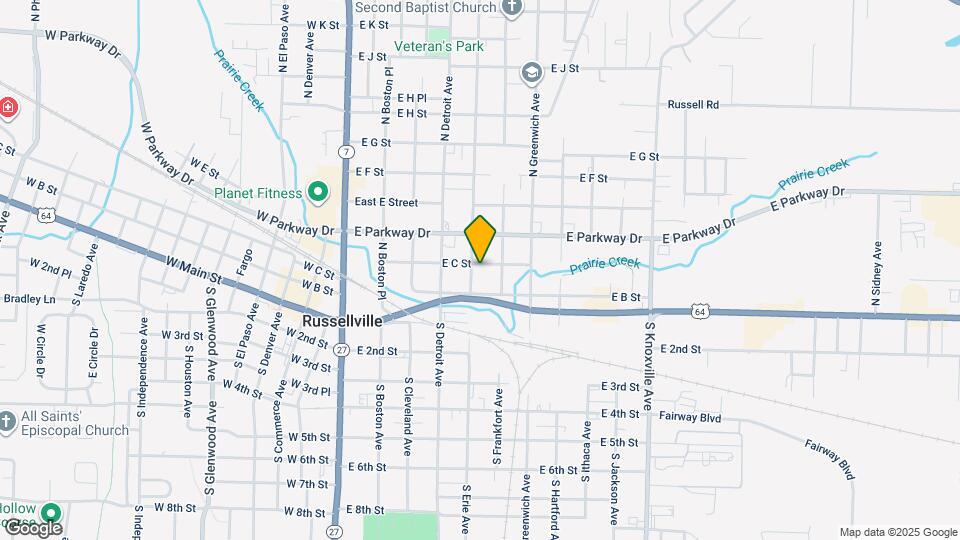 206 N Erie Ave Map and Location Details