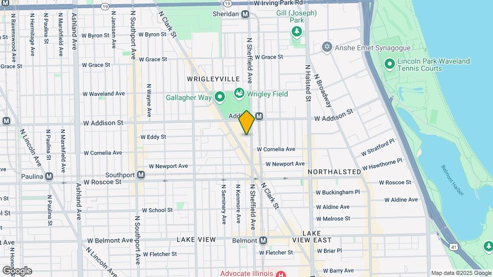 3516 N Sheffield Ave Mapa y Detalles de la Ubicación