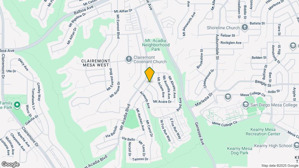 3679 Accomac Ave Map and Location Details