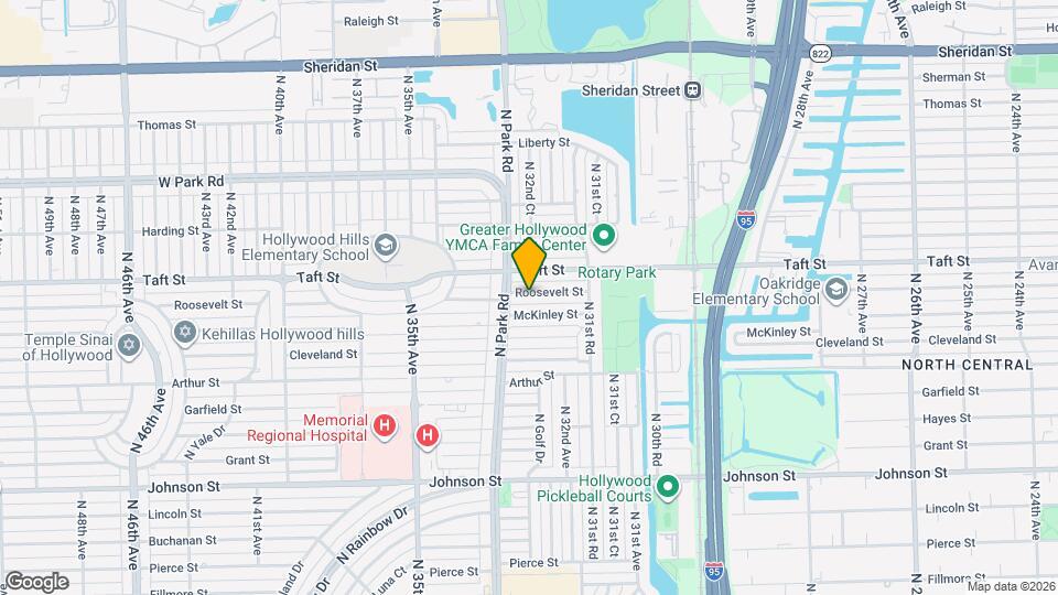 3230 Roosevelt St Mapa y Detalles de la Ubicación
