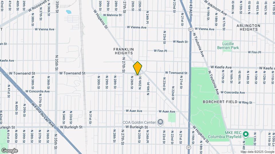 3371 N 25th St Map and Location Details
