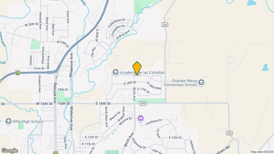 1033 E 19th St Map and Location Details