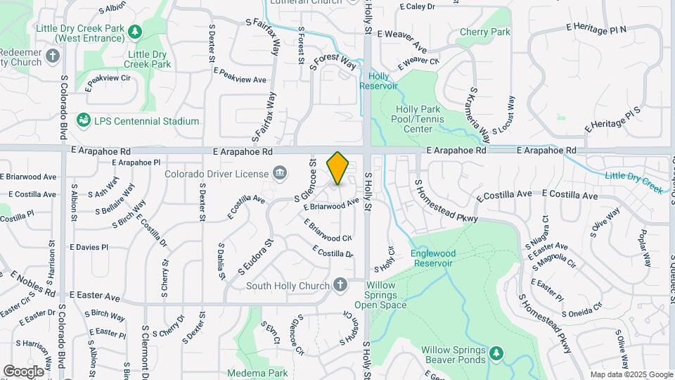 5555 E Briarwood Ave Map and Location Details