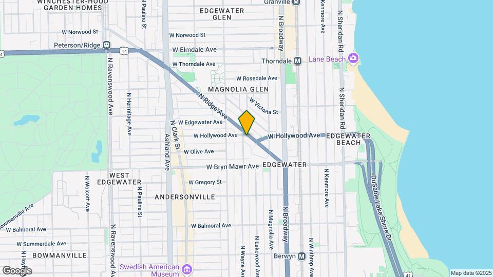 5655 N Ridge Ave Map and Location Details