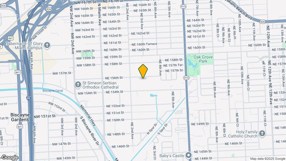 280 NE 156th St Map and Location Details