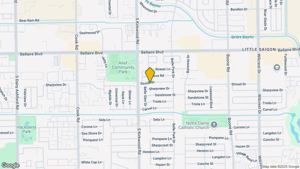 11807 Stroud Dr Map and Location Details