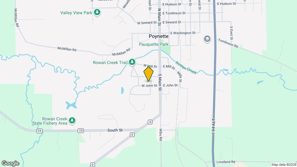 210 W John St Map and Location Details