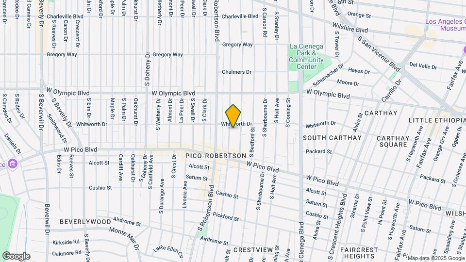 1116 S Wooster St Mapa y Detalles de la Ubicación