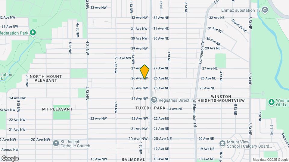 111 26 Av NW Map and Location Details